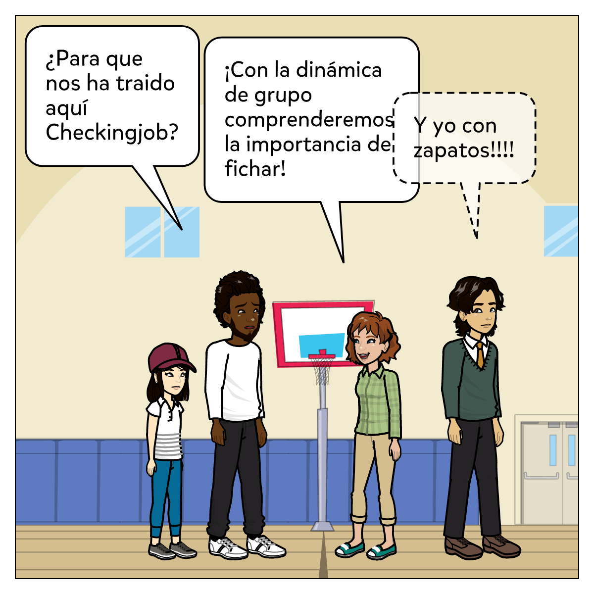 Control de presencia equipo de checkingjob